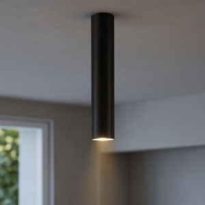 Look pl1 ideal lux faretto da soffitto cilindro nero