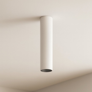Look pl1 ideal lux faretto da soffitto cilindro metallo bianco