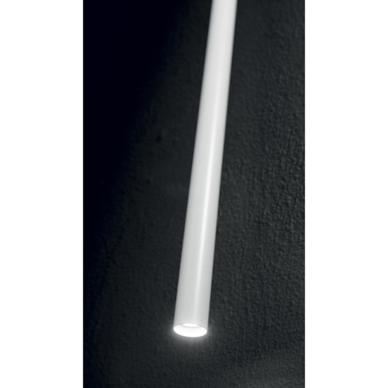 Look pl1 h75 ideal lux faretto da soffitto cilindro bianco