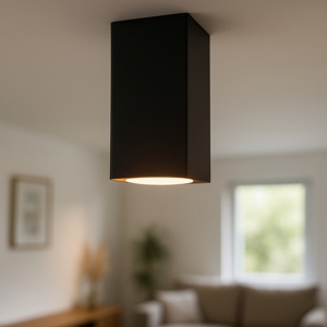 Sky pl1 nero ideal lux faretto 5w 3000k quadrato da soffitto