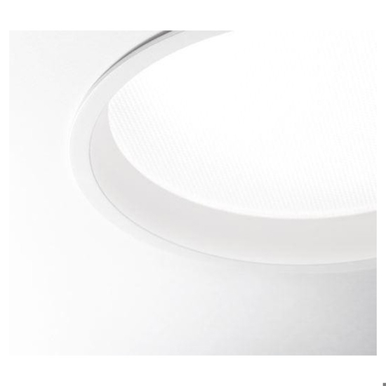 Ideal lux deep fi faretto da incasso led rotondo per controsoffitto 30w 3000k 220v