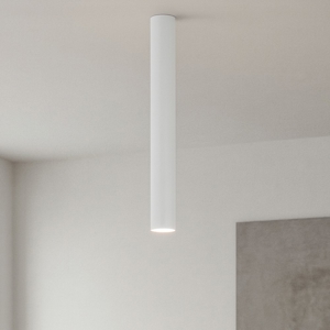 Look pl1 faretto per cucina da soffitto cilindro bianco ideal lux