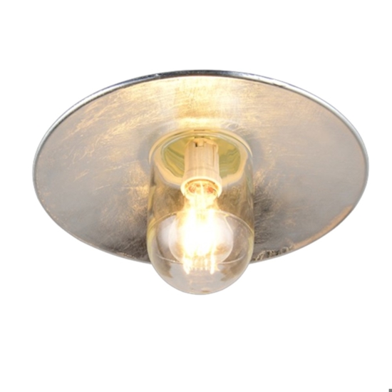 Applique da esterno ip44 acciaio zincato anti corrosione salsedine