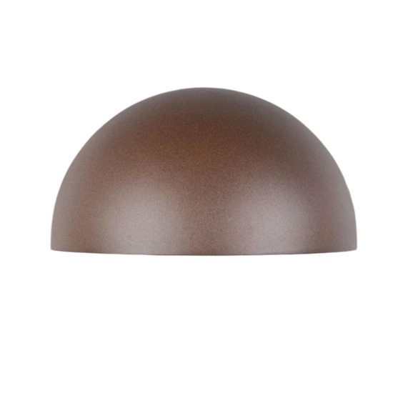 Applique per esterno ip44 h14 cm ruggine corten