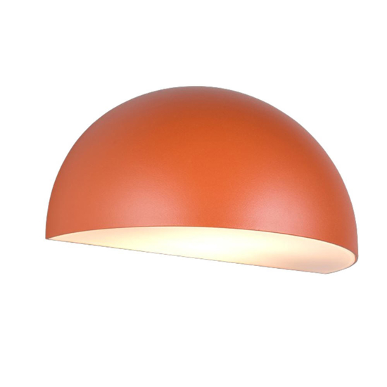 Applique da esterno ip44 h14 cm arancione