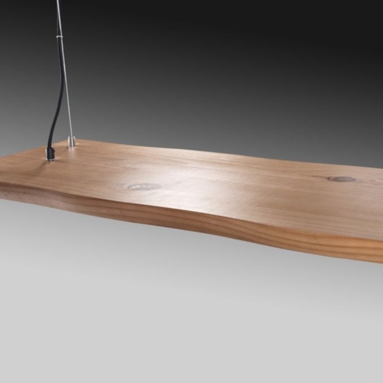 Lampadario tavola di legno led 2700k a 5000k con telecomando dimmerabile
