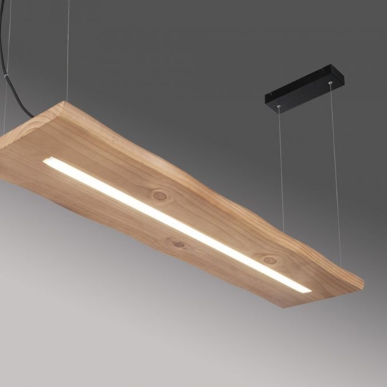 Lampadario tavola di legno led 2700k a 5000k con telecomando dimmerabile