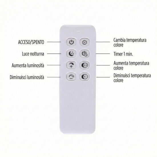 Lampadario tavola di legno led 2700k a 5000k con telecomando dimmerabile