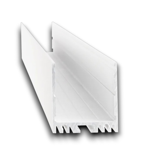 Profilo alto 3mt bianco per strisce led max 31mm ideal lux