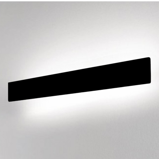 Applique zig zag ap1 d75 nero ideal lux led 30w 3000k moderna