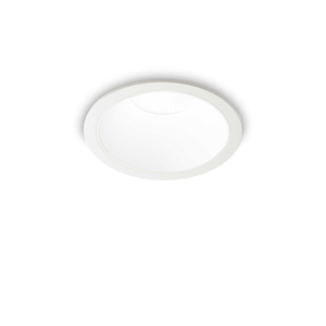 Ideal lux game trim round faretto incasso 2700k 11w rotondo bianco