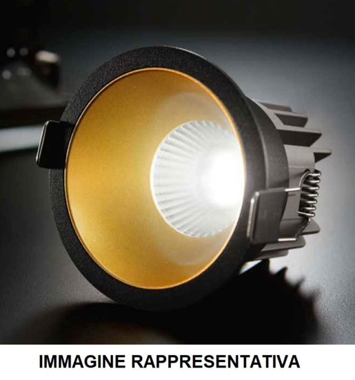 Ideal lux game trim round faretto incasso 2700k 11w rotondo bianco