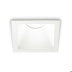 Game trim square ideal lux faretto da incasso a led soffitto 11w 2700k quadrato bianco