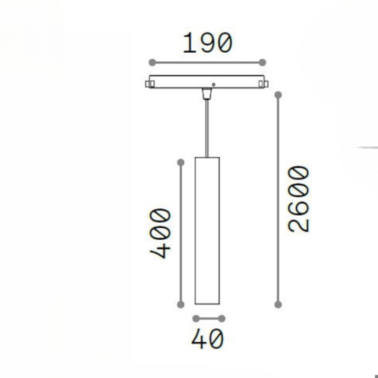 Ego pendant lampada a sospensione led 13w dali 3000k bianco ottica 30 ideal lux