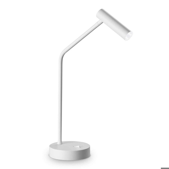 Easy tl lampada da tavolo scrivania ideal lux led 3,5w 3000k bianca
