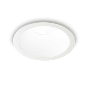 Ideal lux game trim round 11w 3000k ip65 faretto da incasso per bagno bianco