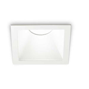 Game trim square 11w 3000k ip65 quadrato ideal lux faretto incasso per bagno bianco