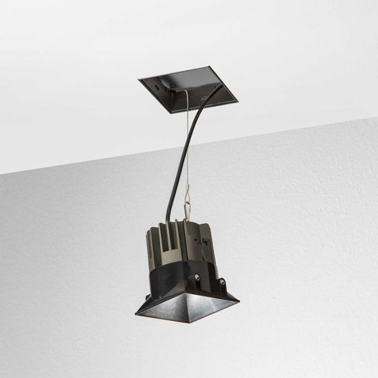 Ideal lux game trimless faretto da incasso quadrato a soffitto  bianco 11w 3000k