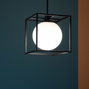 Ideal lux lingotto sp1 lampada a sospensione per comodino nero