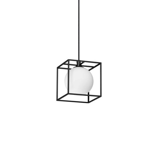 Ideal lux lingotto sp1 lampada a sospensione per comodino nero