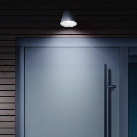 Isyluce applique da esterno bianco