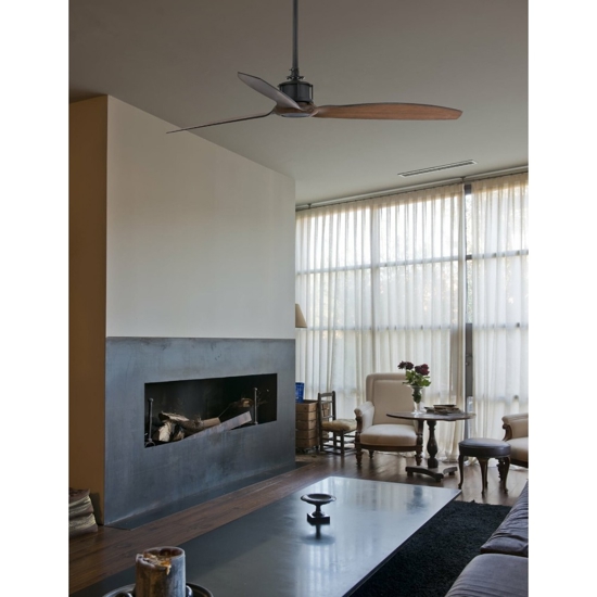 Ventilatore a pale effetto legno da soffitto 17mq