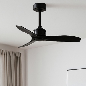 Ventilatore a soffitto 13mq pale nero silenzioso