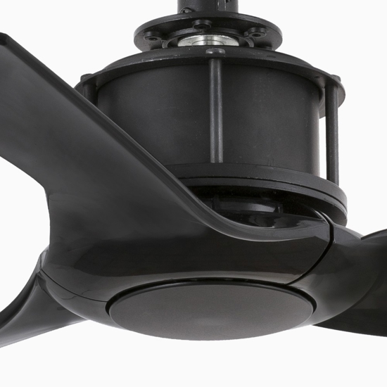 Ventilatore a soffitto 13mq pale nero silenzioso