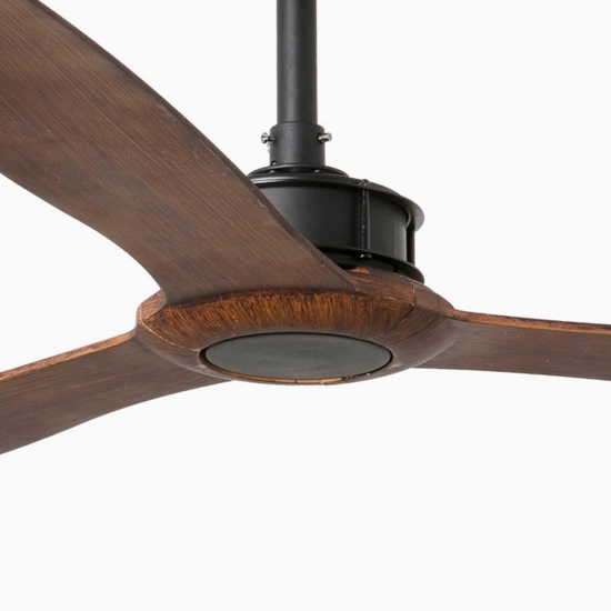 Ventilatore da soffitto 39mq pale marrone con telecomando