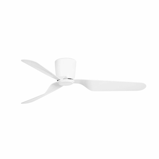 Ventilatore da soffitto silenzioso a pale bianco 28mq