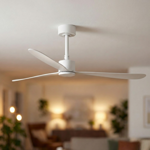 Ventilatore da soffitto bianco app tuya snart ambienti 17-28mq