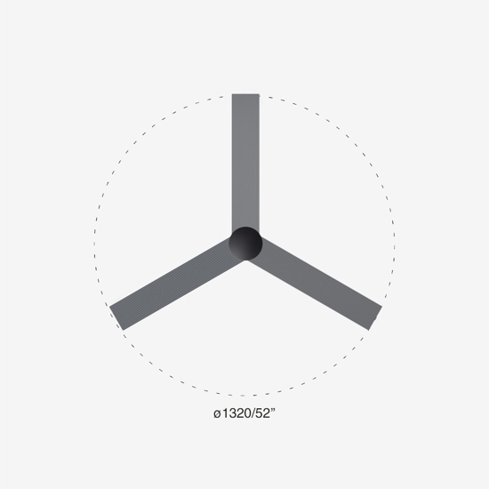 Ventilatore da soffitto a pale nero grigio 28mq silenzioso