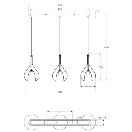 Fabas luce lila lampadario a sopensioni in vetro multicolor