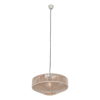Lampadario per camera da letto con soffitto basso cotone beige