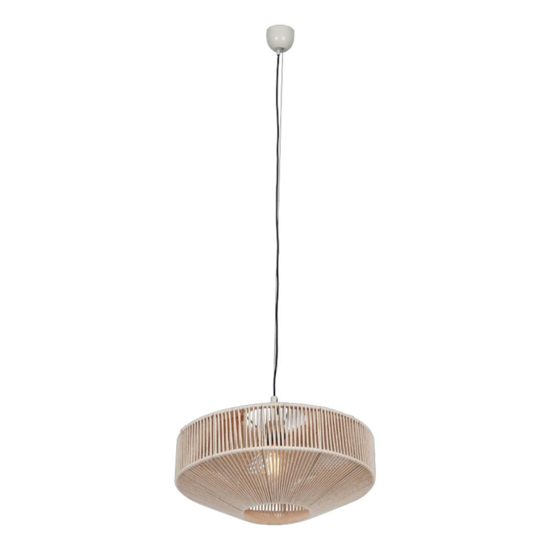 Lampadario per camera da letto cotone beige