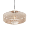 Lampadario per camera da letto con soffitto basso cotone beige