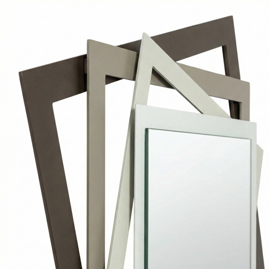 Specchio da parete design moderno quadrati 87x87 per ingresso