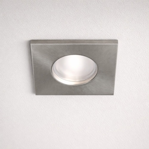 Life faretto per bagno doccia da incasso ip65 quadrato nichel
