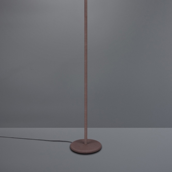 Lampada da terra in stile ferro battuto
