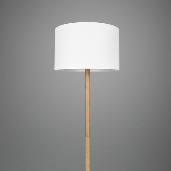 Lampada da terra per soggiorno h162 cm in legno sottile
