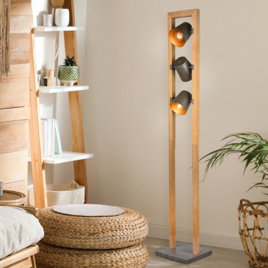 Lampada da terra moderna da salotto h150 cm orientabile