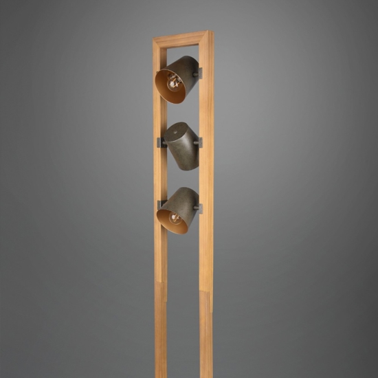 Lampada da terra moderna da salotto h150 cm orientabile