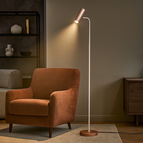 Lampada da terra design minimal orientabile per ufficio