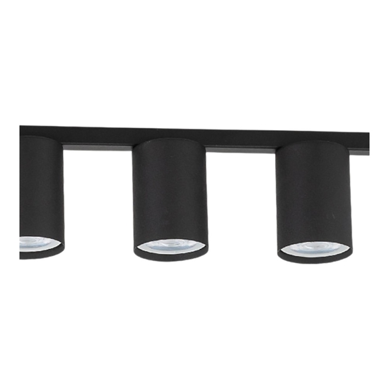 Plafoniera 100cm nera per cucina moderna