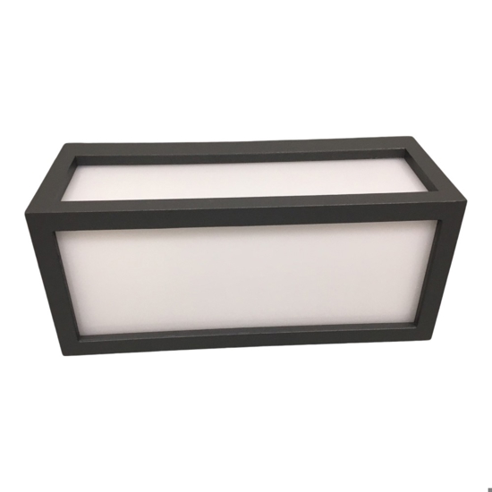 Applique da esterno rettangolare r7s antracite isyluce