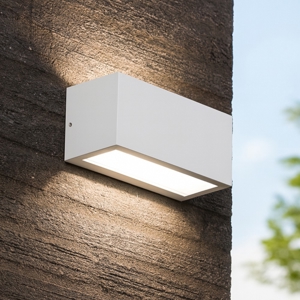 Isyluce applique deco per esterno bianco r7s