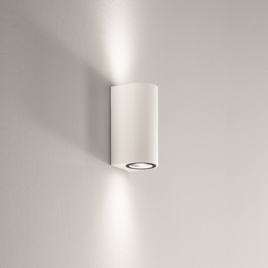 Applique per esterno moderno bianco tondo isyluce