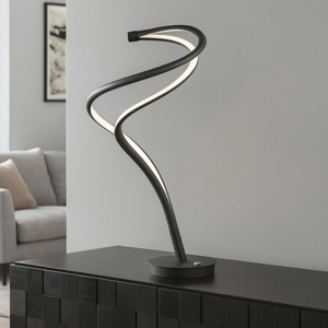 Lampada da tavolo per salotto led da 2300k a 4000k nera