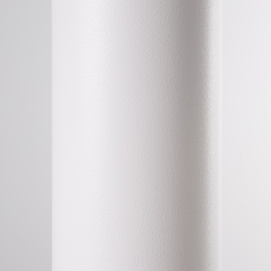 Cilindro da soffitto faretto bianco metallo 40cm