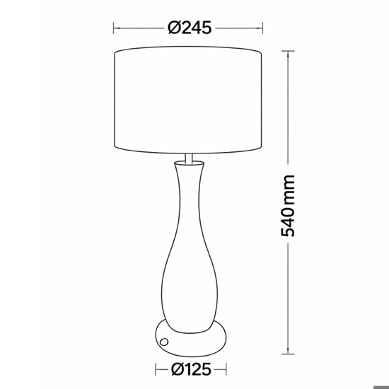 Lampada da tavolo di legno con paralume in juta